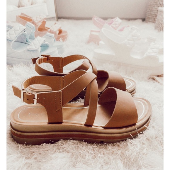Brown cute sandals for summer and spring - NEW - Picture 4 of 5